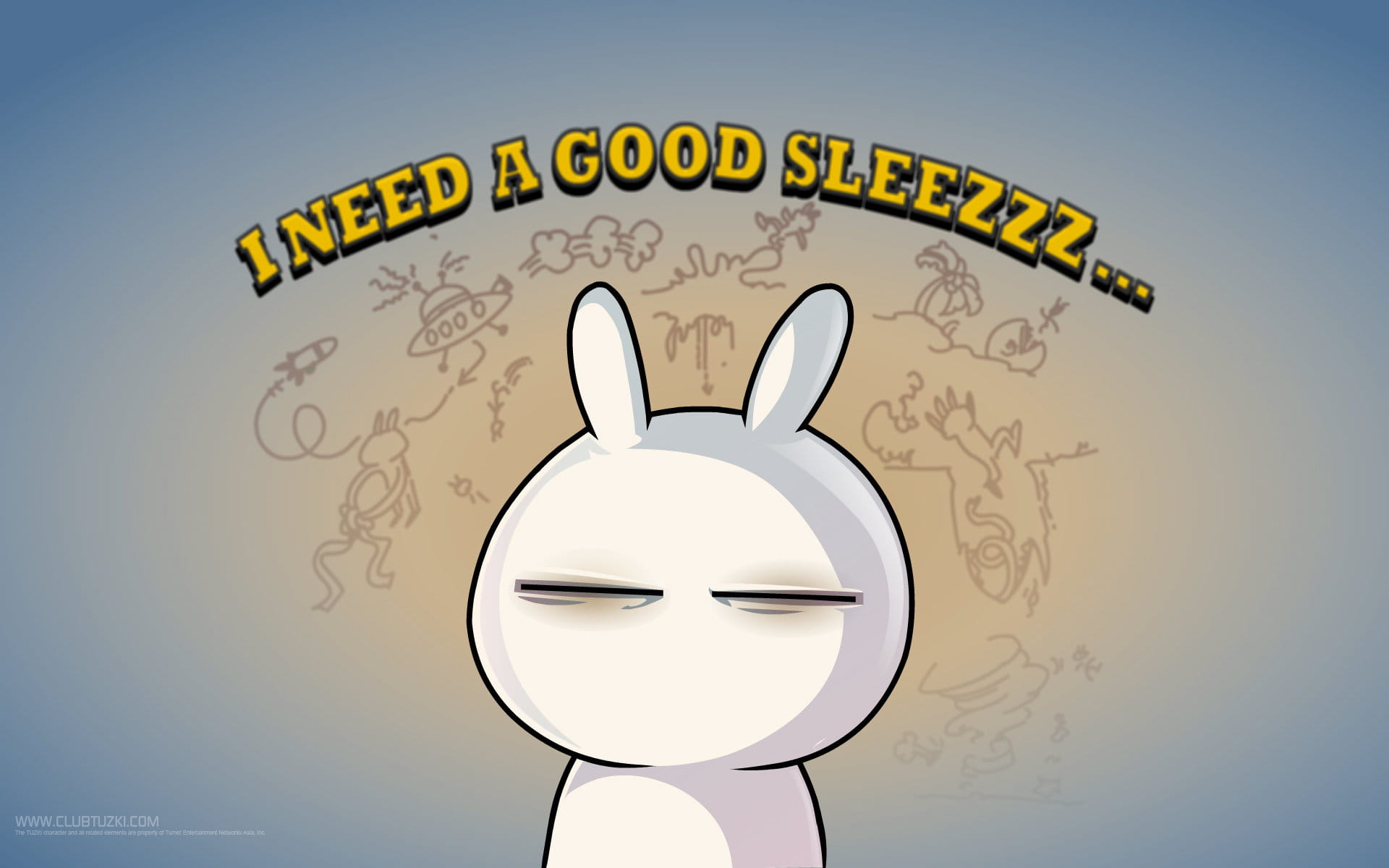 贱萌搞怪的兔斯基 超清电脑壁纸下载(1)