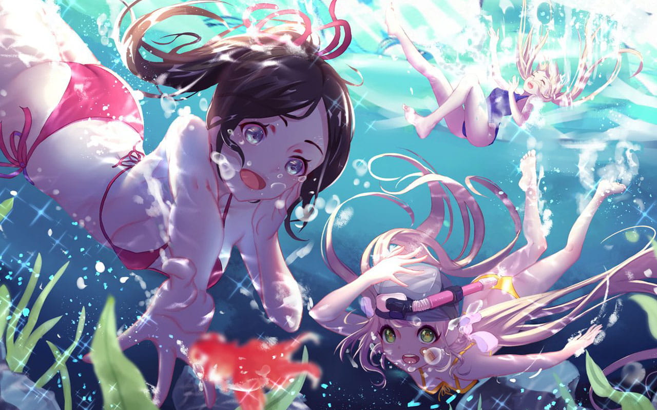 二次元综漫 美少女集合壁纸下载(1)