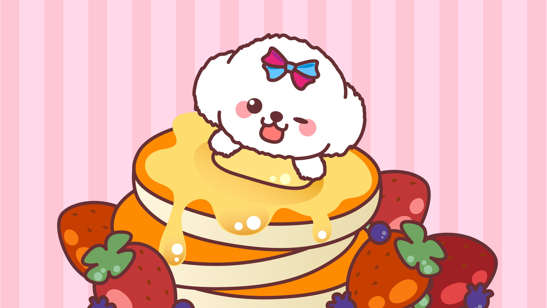 帕菲与艾迪西式点心萌萌哒壁纸第一辑(1)