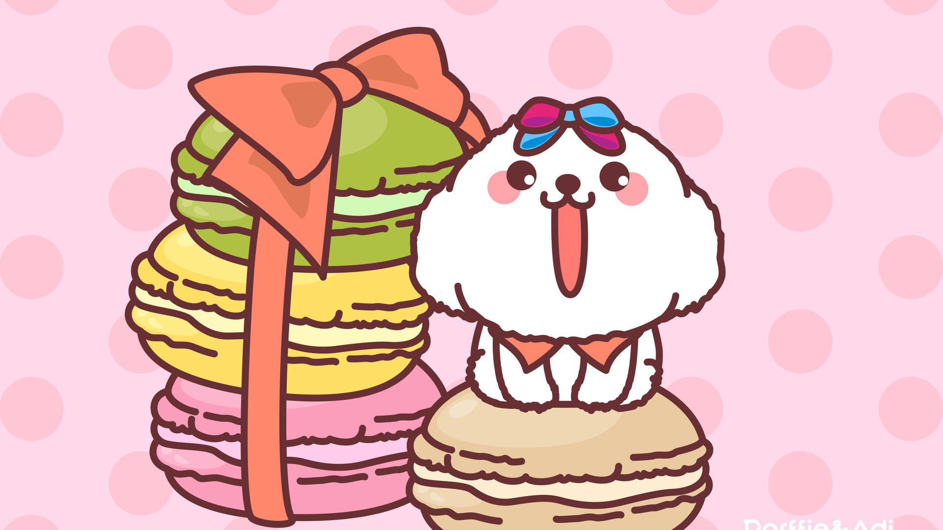 帕菲与艾迪西式点心萌萌哒壁纸第一辑(1)