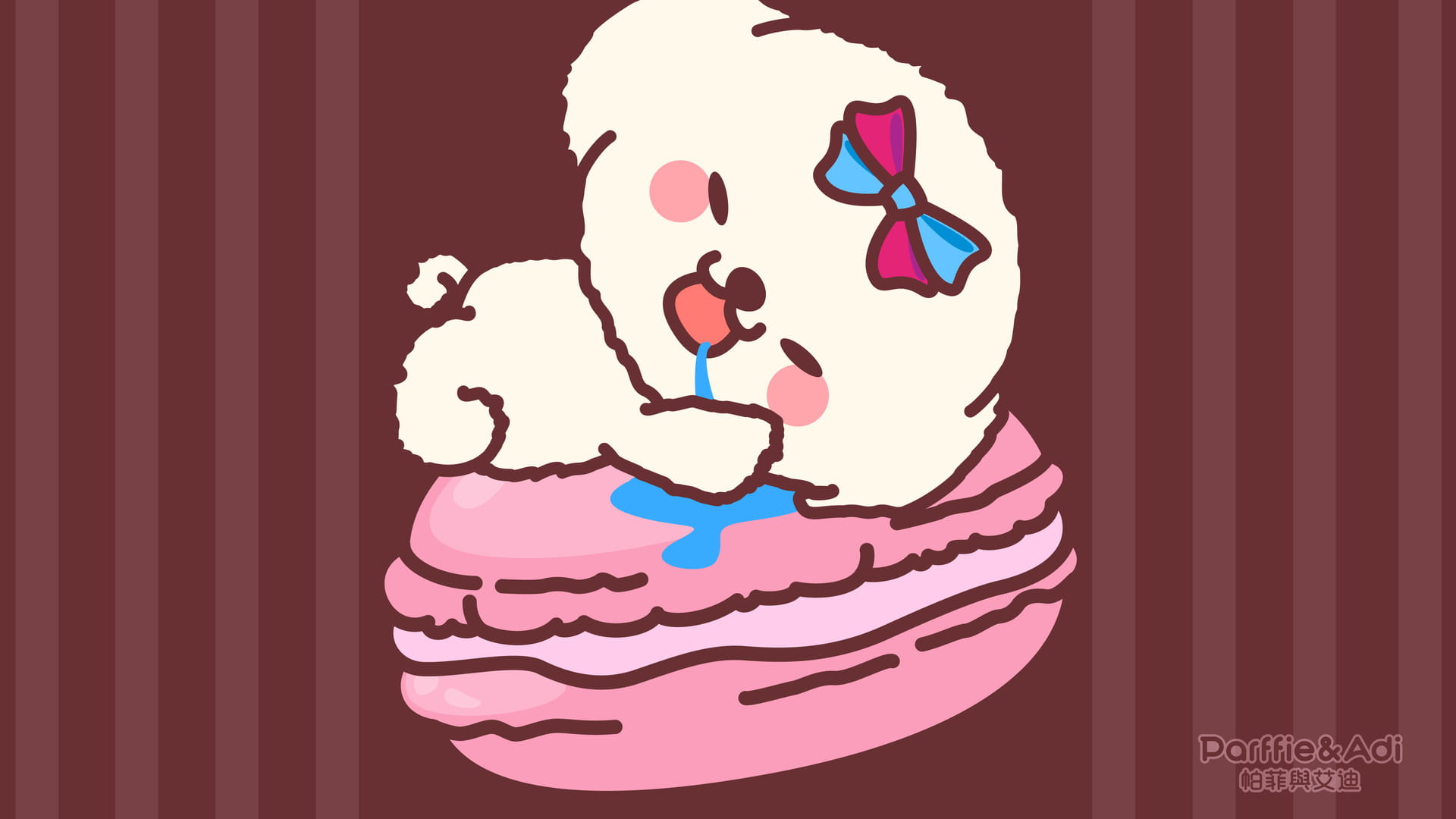 帕菲与艾迪西式点心萌萌哒壁纸第二辑(1)