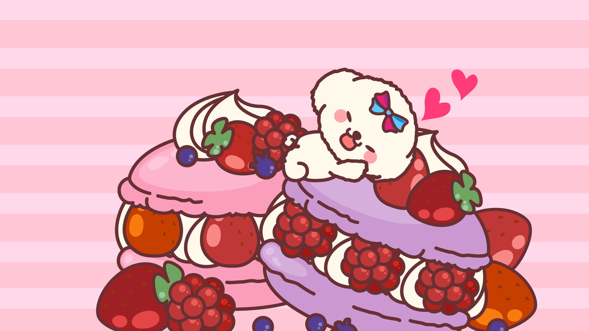 帕菲与艾迪西式点心萌萌哒壁纸第三辑(1)