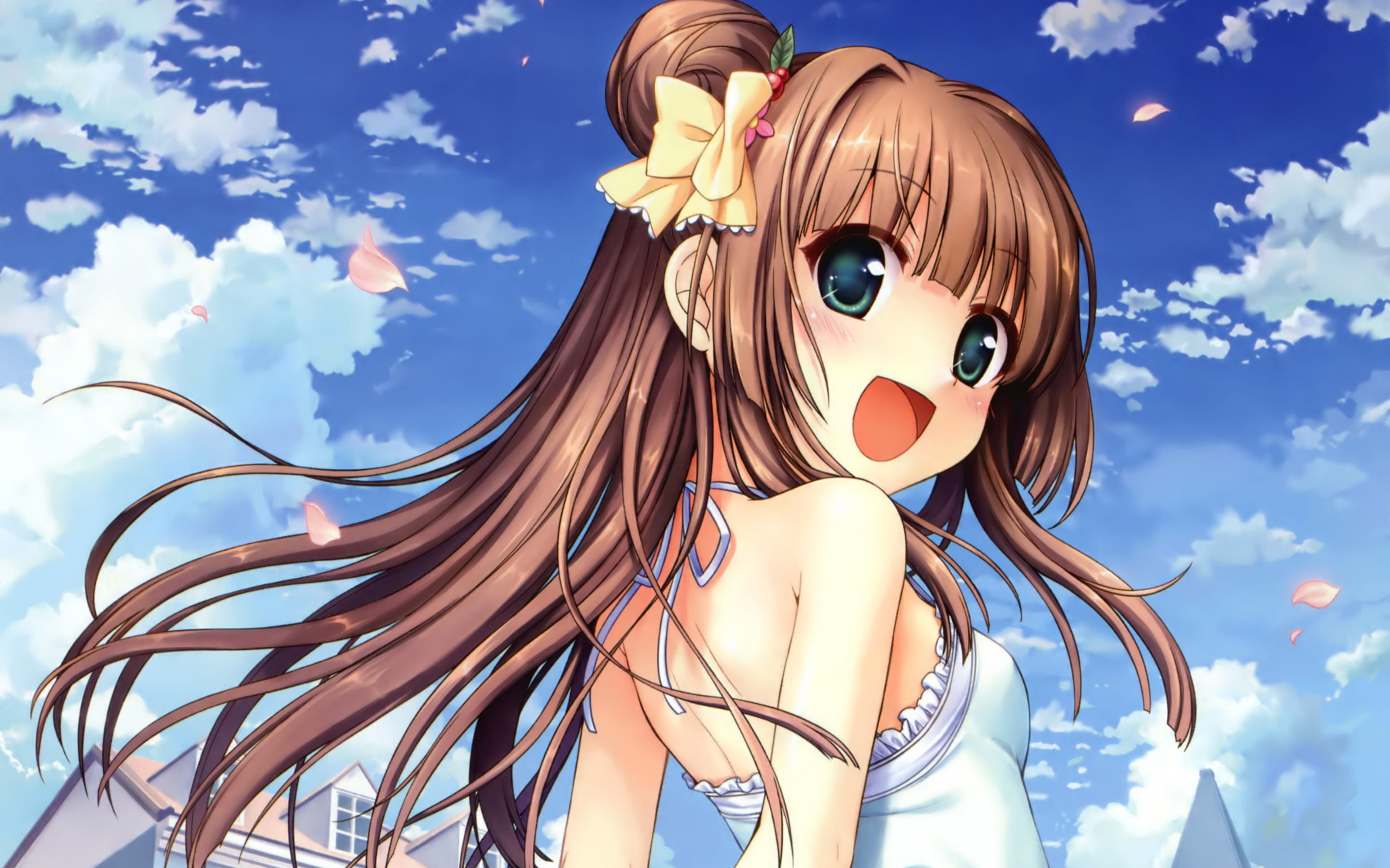 大图书馆的牧羊人动漫美少女高清电脑壁纸第一辑(1)