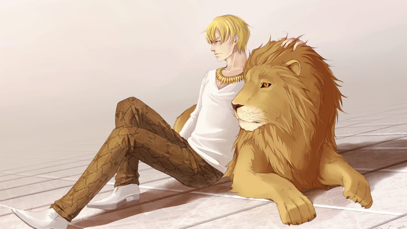 吉尔伽美什 金闪闪电脑壁纸下载(1)