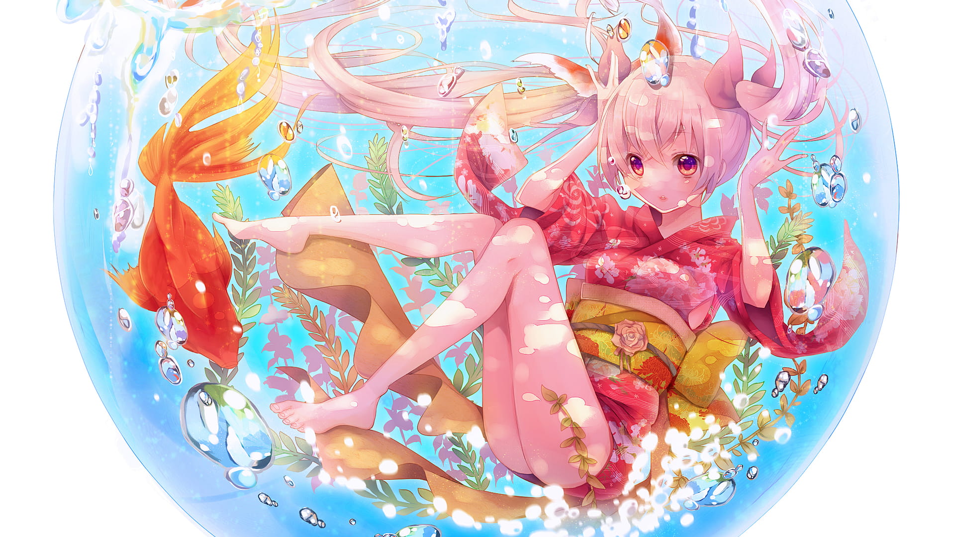 绚丽多彩的动漫人物 迷幻动漫壁纸(1)