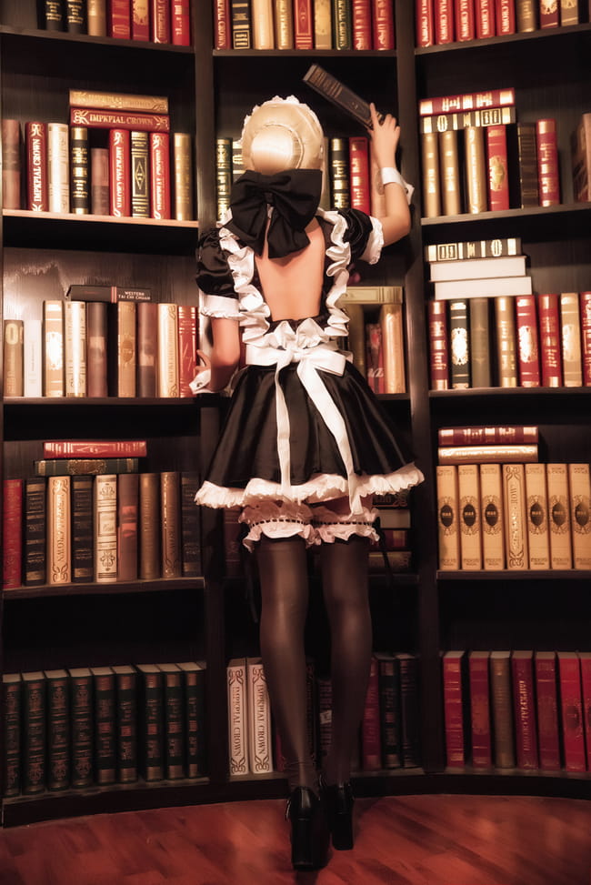 fate/zero saber 女仆 cosplay(1)