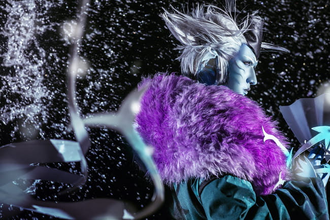 网易手游阴阳师 ssr式神 荒川之主 cosplay(1)