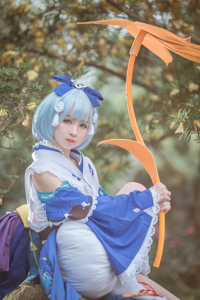 网易手游阴阳师 莹草丹枫秋意 cosplay(1)