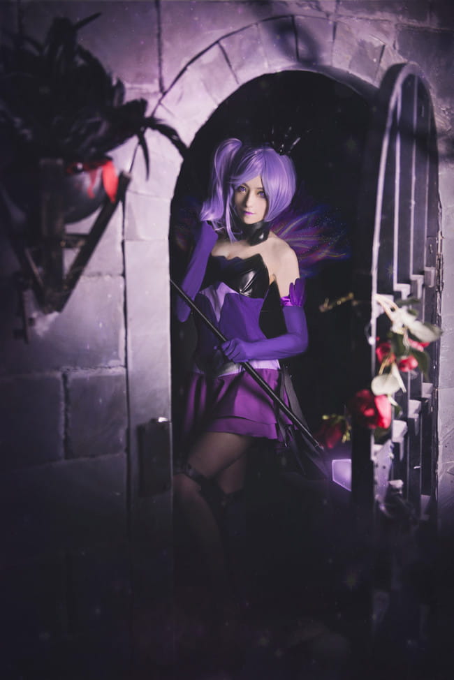 lol 光辉女郎大元素使暗属性 cosplay(1)