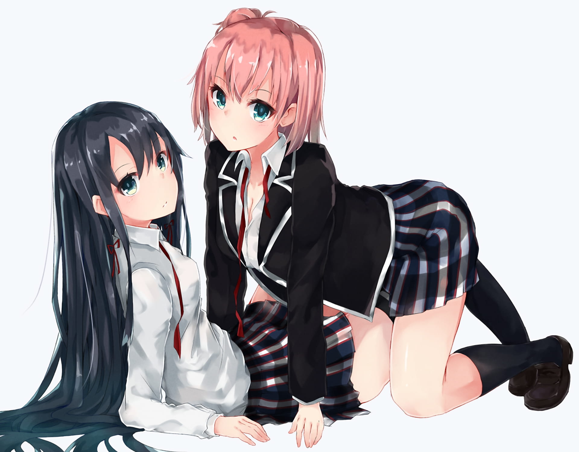 雪之下雪乃&由比滨结衣 电脑壁纸下载(1)