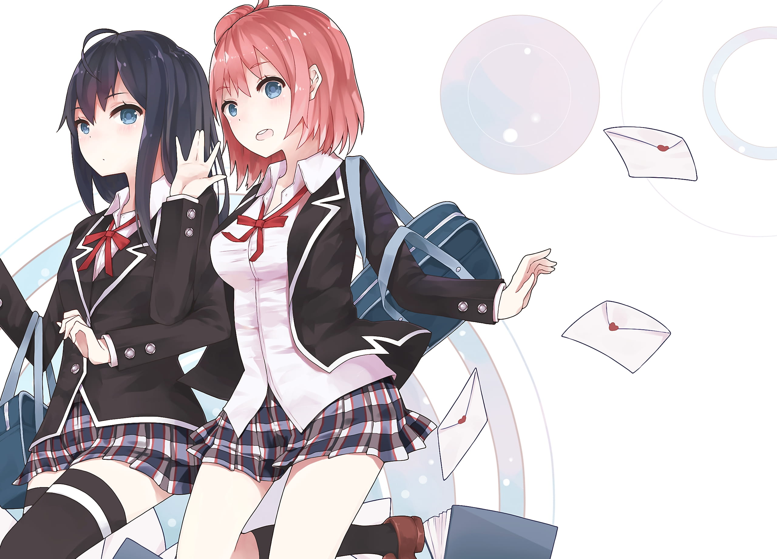 雪之下雪乃&由比滨结衣 电脑壁纸下载(1)