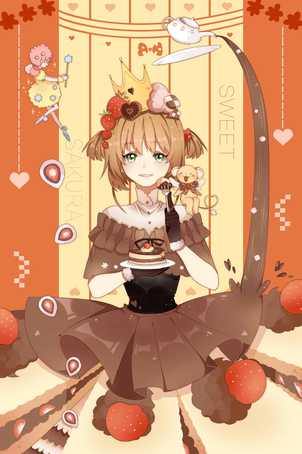 萌神出没 魔卡少女小樱手机壁纸(1)