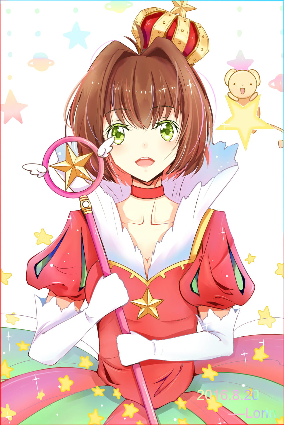 萌神出没 魔卡少女小樱手机壁纸(1)