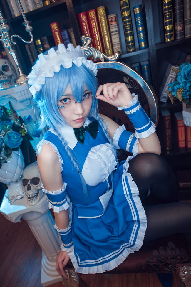 东方眼镜乡 十六夜咲夜 cosplay(1)