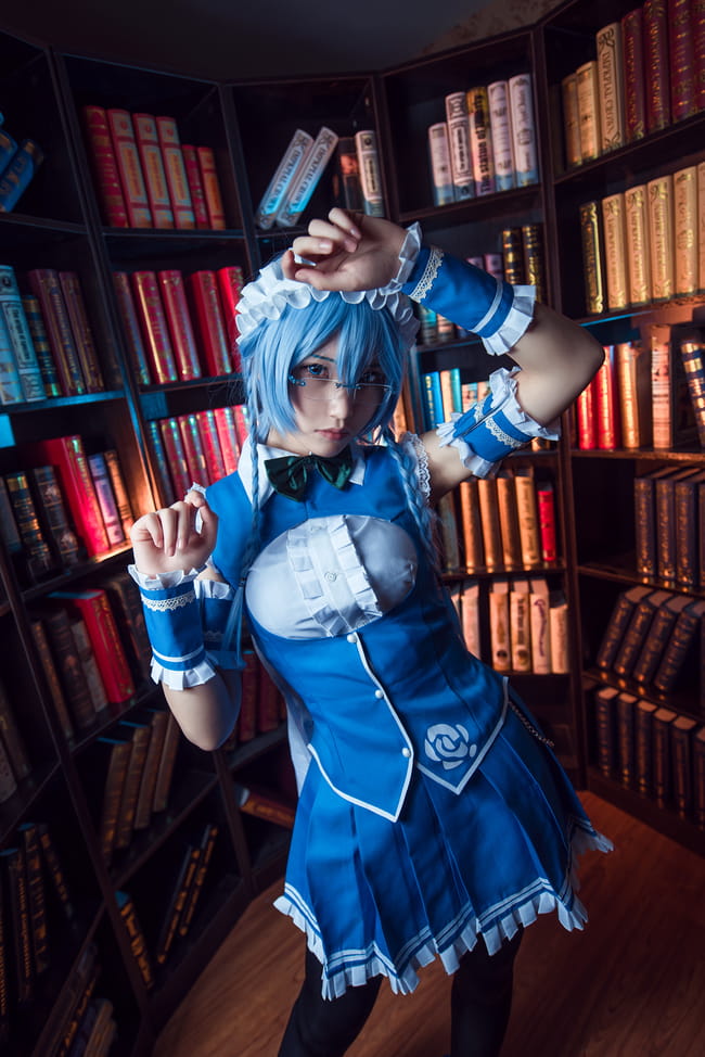 东方眼镜乡 十六夜咲夜 cosplay(1)