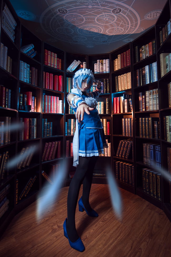 东方眼镜乡 十六夜咲夜 cosplay(1)