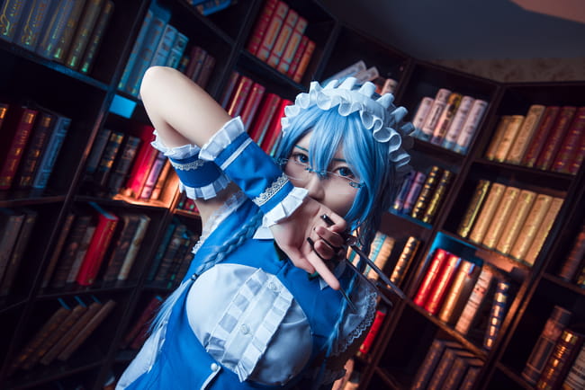 东方眼镜乡 十六夜咲夜 cosplay(1)