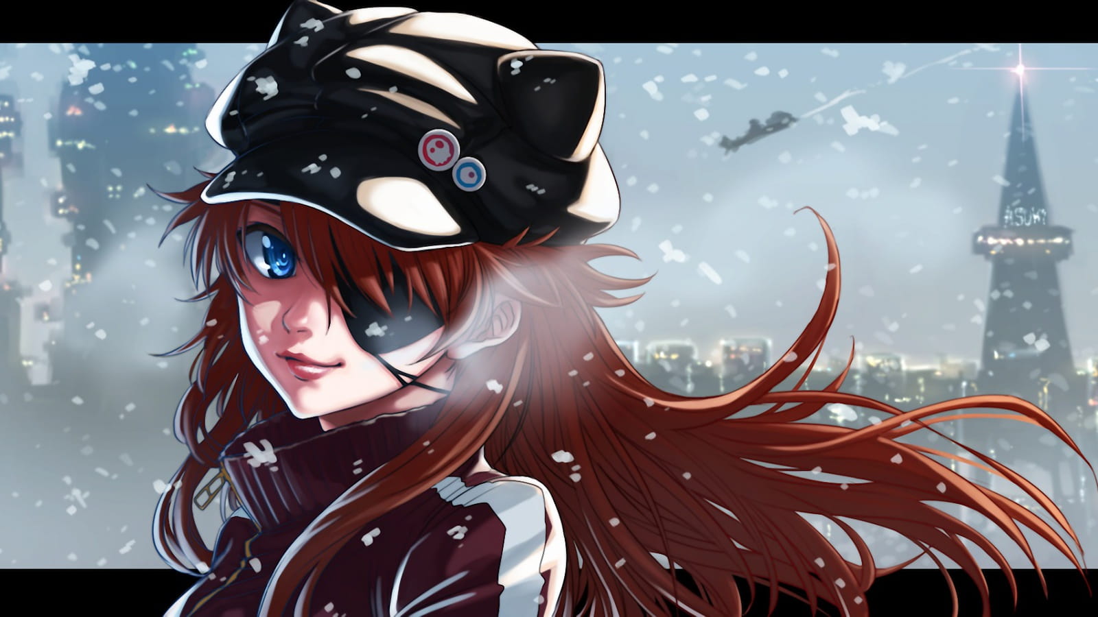 穿着战服的少女 明日香电脑壁纸(1)