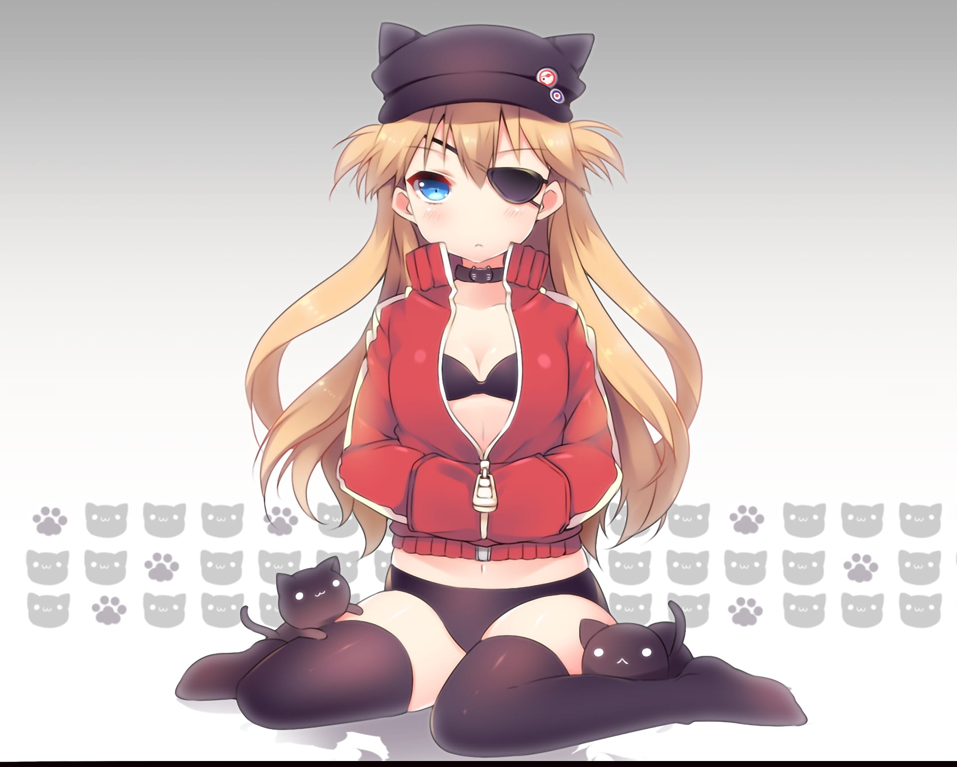 穿着战服的少女 明日香电脑壁纸(1)