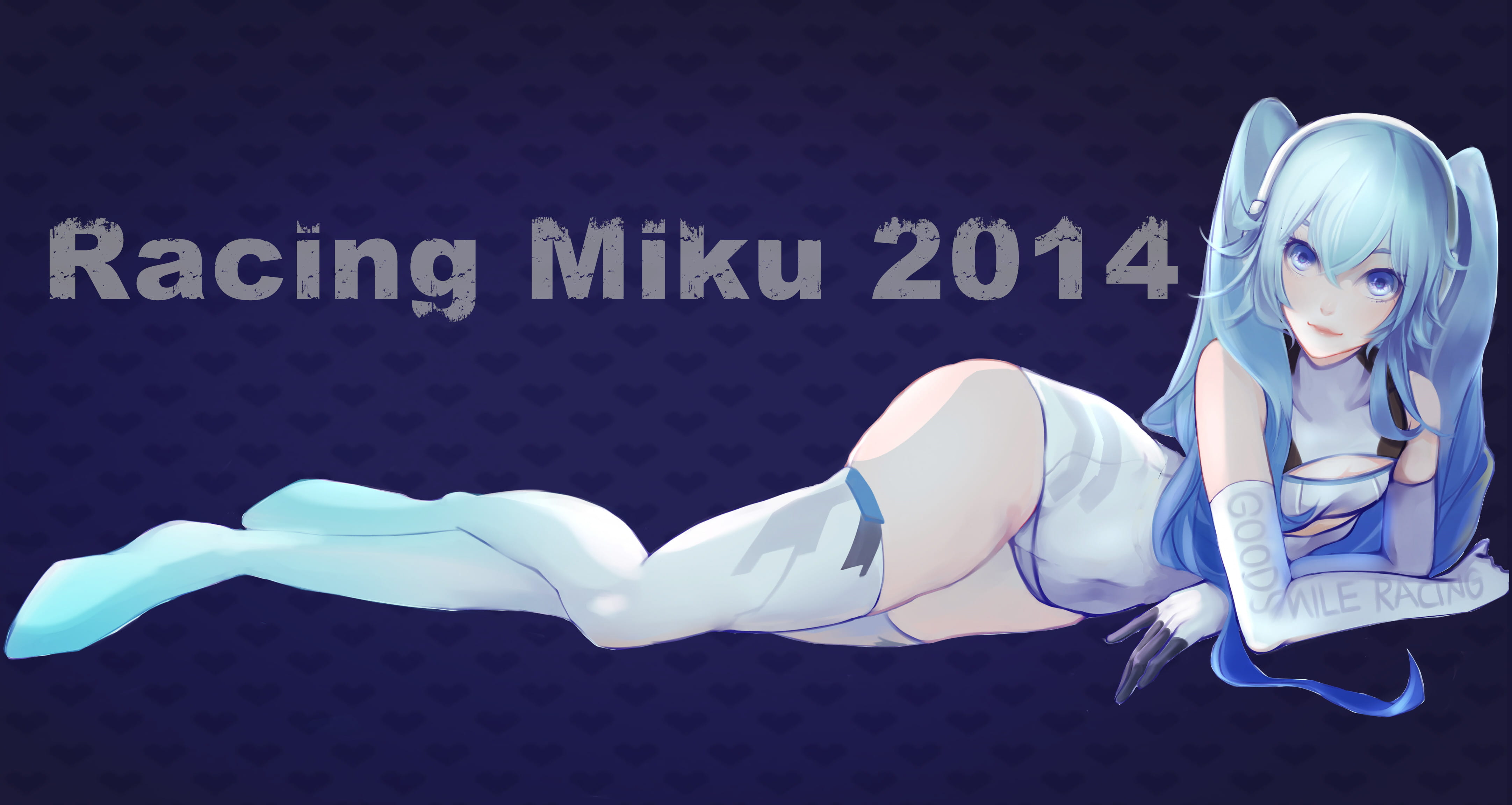 赛车女郎初音未来 电脑壁纸下载(1)
