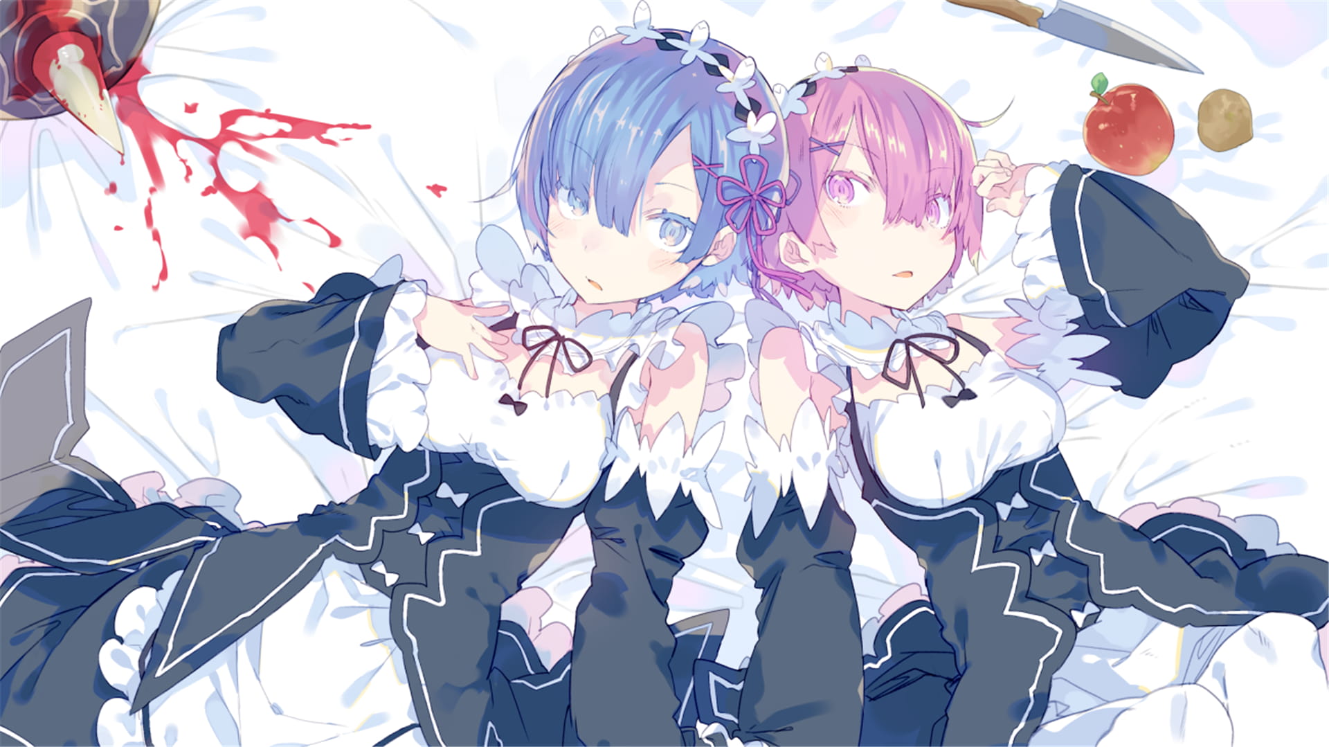 从零开始的异世界生活蕾姆双子电脑壁纸下载（二）(1)