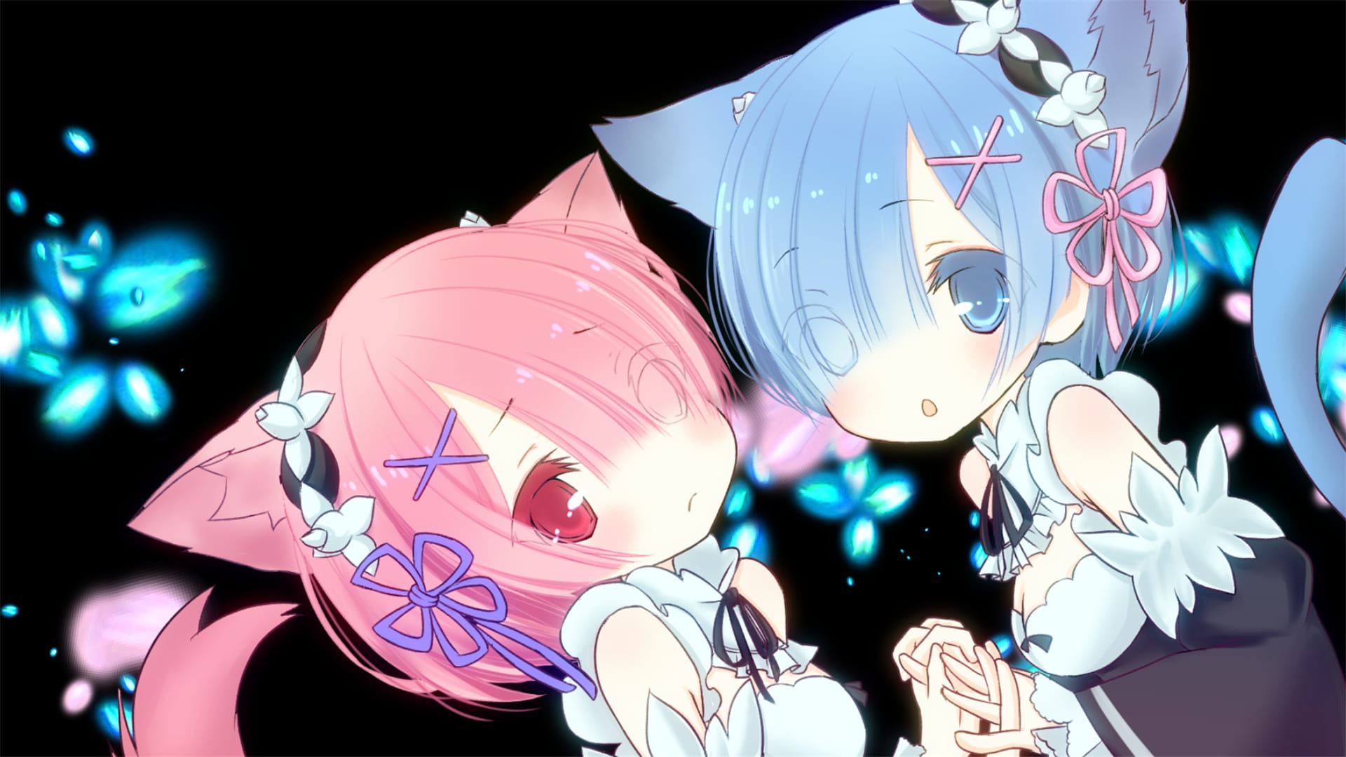 从零开始的异世界生活蕾姆双子电脑壁纸下载（二）(1)