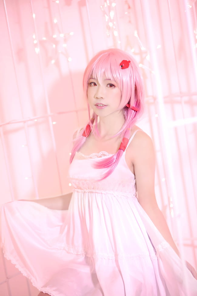 歌姬少女楪祈 清纯白裙COS