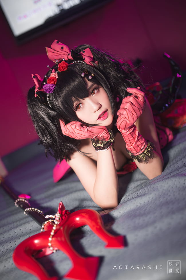 新人完美cos矢泽妮可 小恶魔觉醒