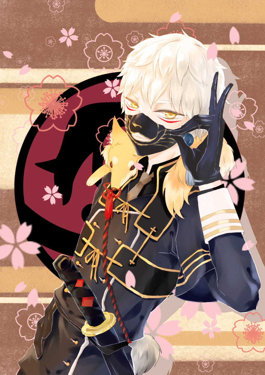 刀剑乱舞害羞腹黑的鸣狐 手机壁纸图集(1)