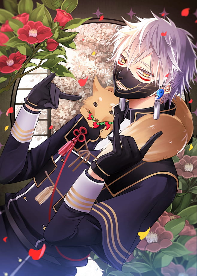 刀剑乱舞害羞腹黑的鸣狐 手机壁纸图集(1)