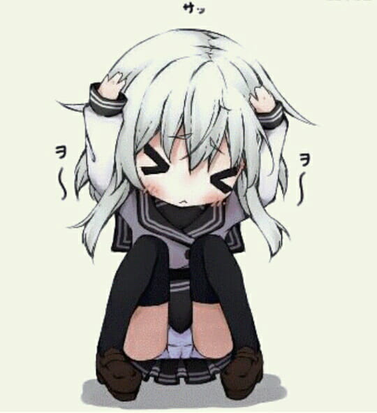 萌妹子限量版抱头表情包