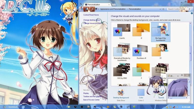 Da Capo返始 Win8电脑主题下载