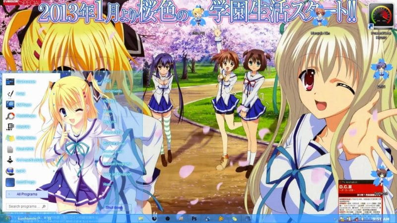 Da Capo返始 Win8电脑主题下载