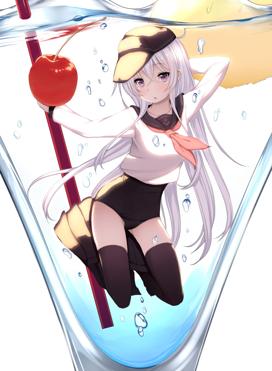 呆萌舰娘 响 手机壁纸精选图集(1)