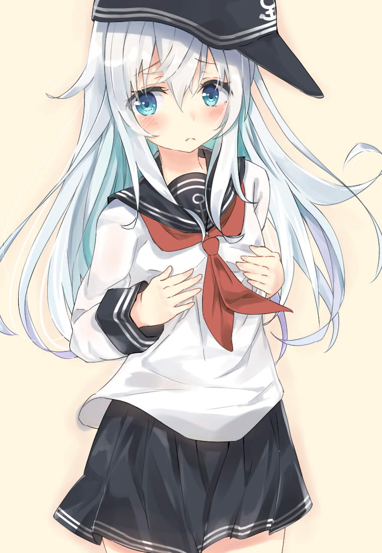 呆萌舰娘 响 手机壁纸精选图集(1)