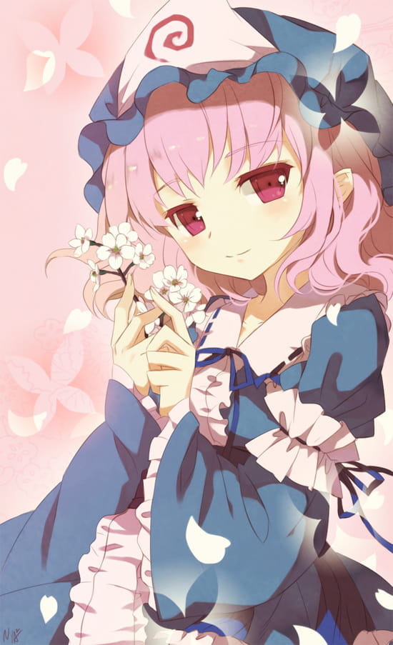 亡灵少女西行寺幽幽子 精选手机壁纸(1)