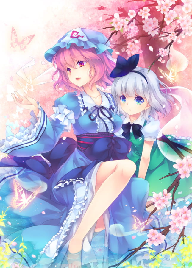 亡灵少女西行寺幽幽子 精选手机壁纸(1)