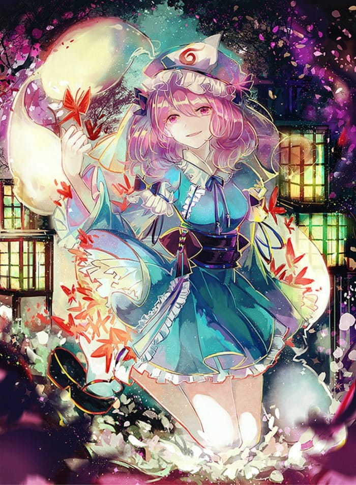 亡灵少女西行寺幽幽子 精选手机壁纸(1)