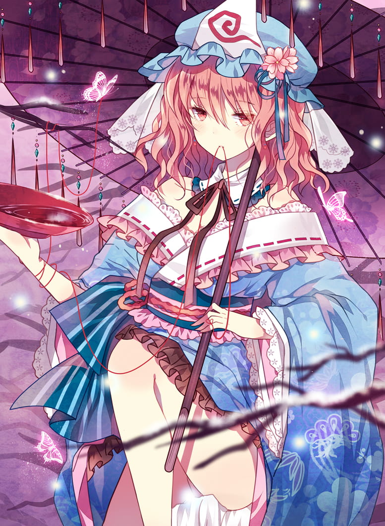 亡灵少女西行寺幽幽子 精选手机壁纸(1)