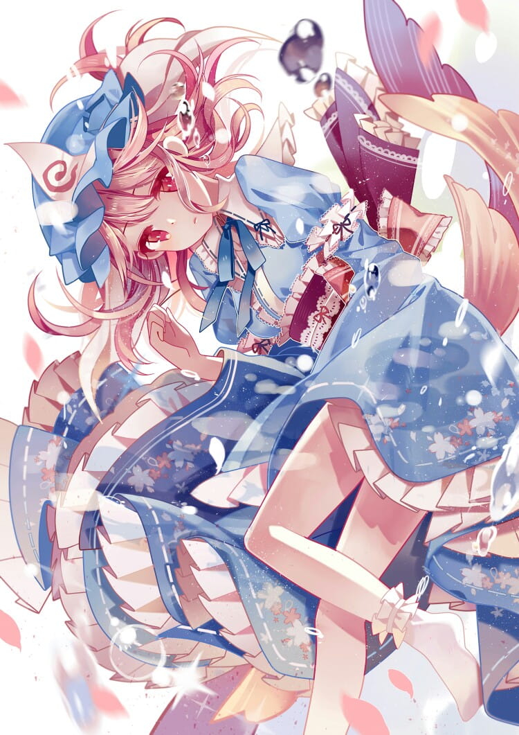 亡灵少女西行寺幽幽子 精选手机壁纸(1)