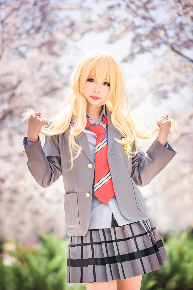 再也没有你的春天 就要来了 四月是你的谎言 宫园薰cosplay(1)