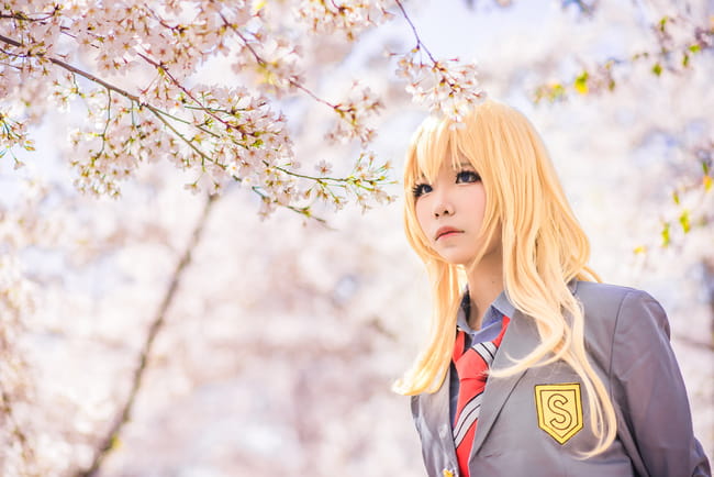 再也没有你的春天 就要来了 四月是你的谎言 宫园薰cosplay(1)