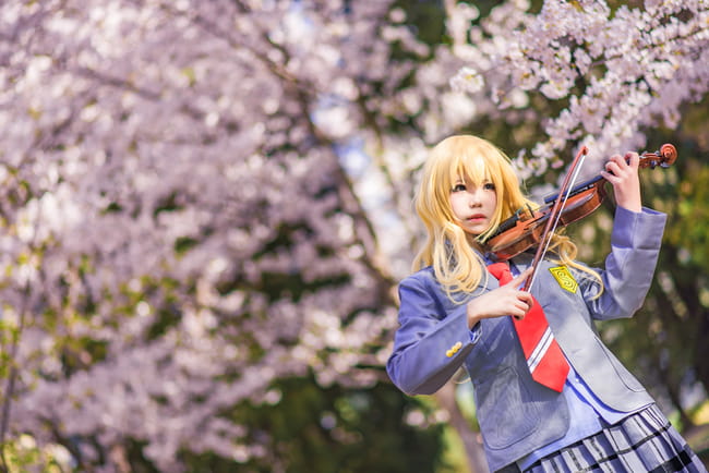 再也没有你的春天 就要来了 四月是你的谎言 宫园薰cosplay(1)