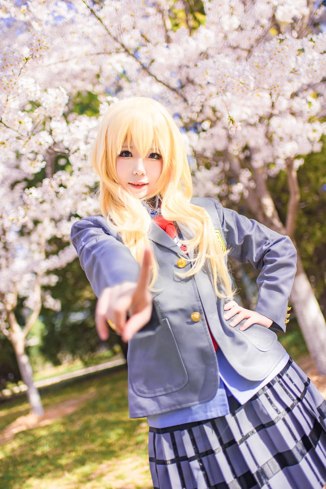 再也没有你的春天 就要来了 四月是你的谎言 宫园薰cosplay(1)