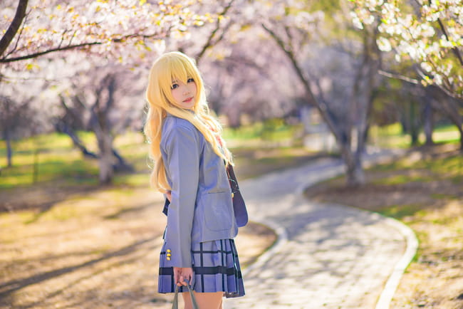 再也没有你的春天 就要来了 四月是你的谎言 宫园薰cosplay(1)