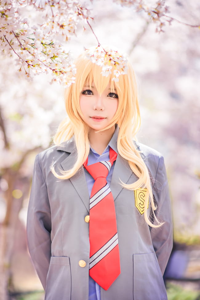 再也没有你的春天 就要来了 四月是你的谎言 宫园薰cosplay(1)