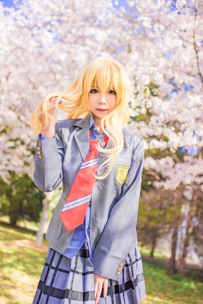 再也没有你的春天 就要来了 四月是你的谎言 宫园薰cosplay(1)