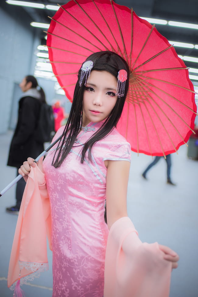 剑侠情缘网络版叁 七秀 同人cosplay(1)