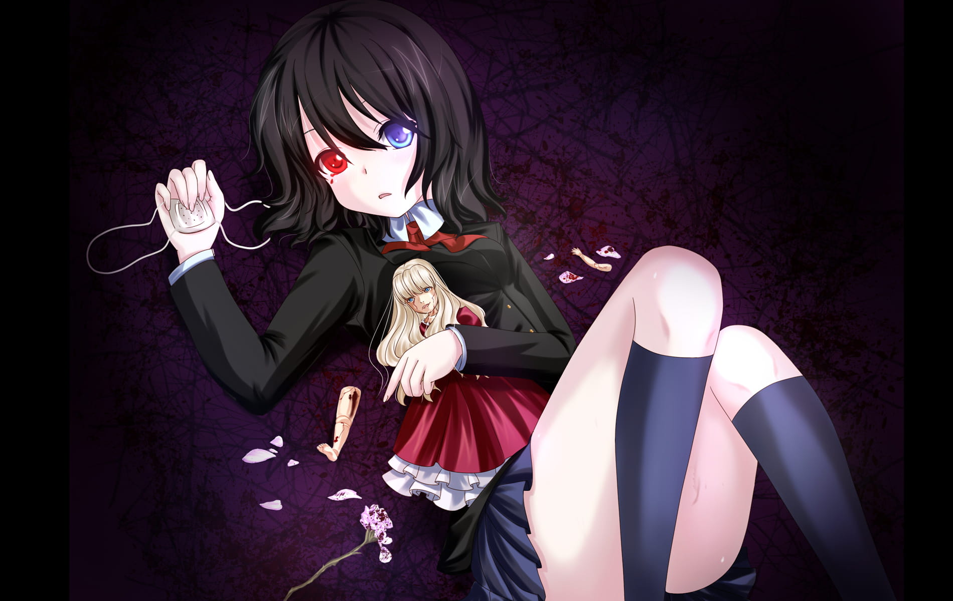 那个带着眼罩的少女 another电脑壁纸(1)