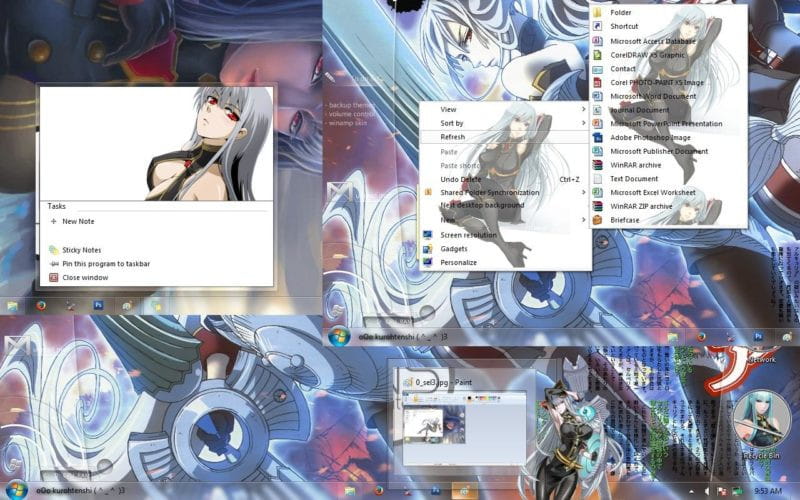 战场的的女武神 塞露贝利亚·布蕾斯 Win7电脑主题下载